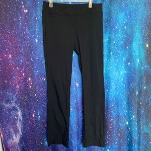 Satinato- Black Midrise Pants size 8